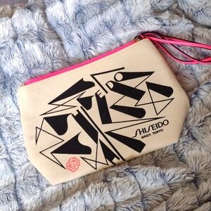Shiseido canvas makeup bag (rare)